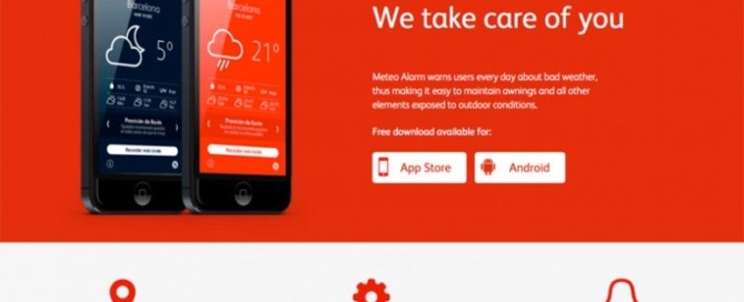 Meteo Alarm ® la app de Sauleda para cuidar de ti y de las lonas