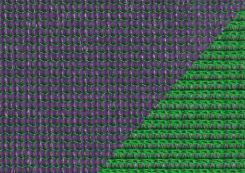 COM. DUAL CHAMELEON ROYAL PURPLE/BRIGHT GREEN