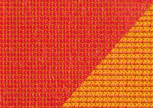 COM. DUAL SUNBURST CHERRY RED/YELLOW